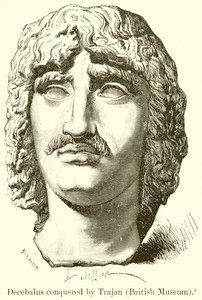 Decebalus, besiegt von Trajan