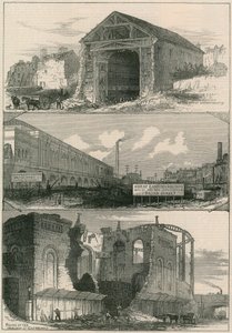 Rivinger for utvidelsene av Great Eastern Railway til Broad Street av English School