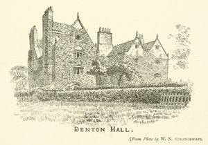 Denton Hall (gravering) av English School