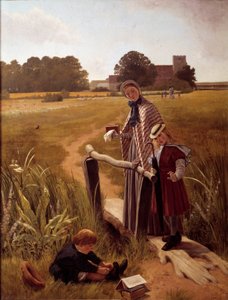 Avreise til massemaling av den engelske skolen. Orleans Museum of Fine Arts fra 1800-tallet av English School