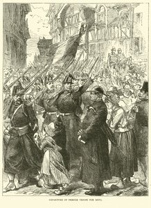 Avgang av franske tropper til Metz, august 1870 av English School