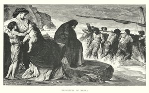 Medeas avreise (gravering) av English School