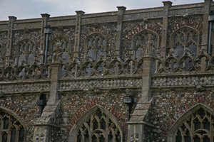 Detailansicht der Südseite der Kirche