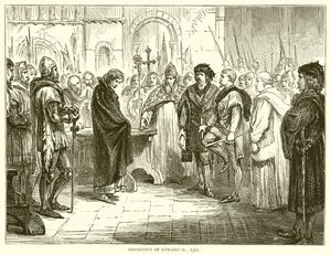 Deponering av Edvard II, 1327 av English School