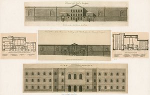 Design for Newgate fengsel av English School