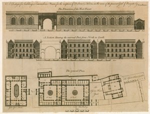 Design for Newgate fengsel av English School