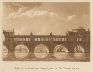 Design for en bro nær Somerset Place av English School