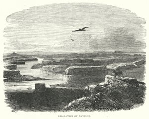 Ødeleggelse av Babylon (gravering) av English School