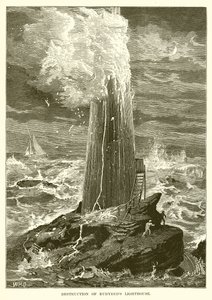 Ødeleggelse av Rudyerds fyrtårn av English School