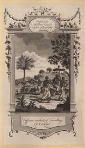 Ulike metoder for å reise i Kongo (gravering) av English School