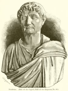 Diokletian. (Byste av Capitol, Hall of the Emperors, nr. 80)