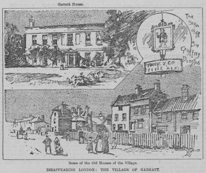 London som forsvinner: landsbyen Garratt (gravering) av English School