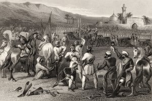 Avvæpning av det 11. irregulære kavaleri ved Berhampore i 1857, fra 