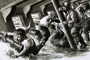 Katastrofen kom raskt til "Mary Rose" av English School