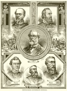 Utmerkede Confederath-generaler av English School