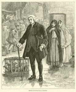 Doktor Johnson gjør bot (gravering) av English School