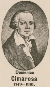 Domenico Cimarosa (gravyr) av English School