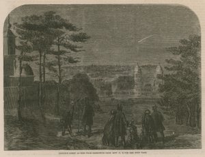 Donatis Comet, sett fra Greenwich Park, 17. september 1858, kl. 19.30 av English School