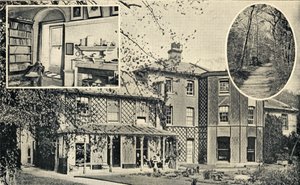 Down House, Downe, hjemmet til Charles Darwin (1809-82) fra 1842 av English School