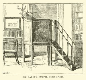 Dr Careys Prekestol, Serampore av English School