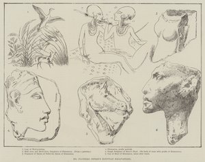 Dr Flinders Petries egyptiske utgravninger (gravering) av English School