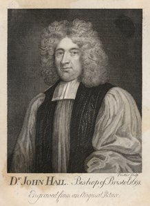 Dr John Hail, biskop av Bristol i 1691 av English School