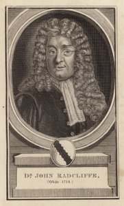 Dr John Radcliffe døde 1714 av English School