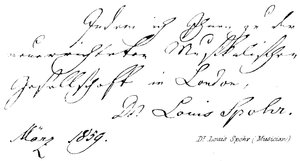 Dr. Louis Spohr von English School