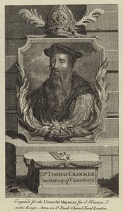 Dr Thomas Cranmer, erkebiskop av Canterbury av English School