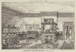 Tegnestuen, Summerfield, Roehampton (gravering) av English School
