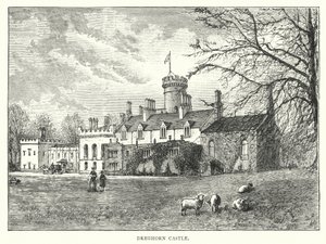 Dreghorn Castle (gravering) av English School