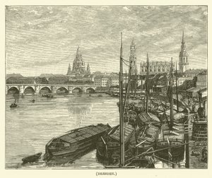 Dresden (gravering) av English School