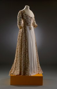 Kjole, 1790-tallet (bomull med trykk) av English School