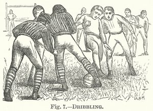 Dribbling (gravering) av English School