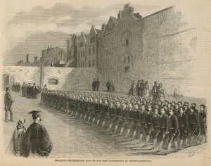 Borer Bluecoat-guttene av English School