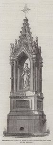 Drikkefontene i High-Street, Maidstone, gave til Mr Randall (gravering) av English School