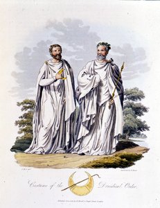 Druider - i "" keltere og gotere, skikker til innbyggerne på de britiske øyer på begynnelsen av 600-tallet og gotiske nasjoner på vestkysten av Østersjøen", av S.R. Meyrick og Ch. Smith av English School