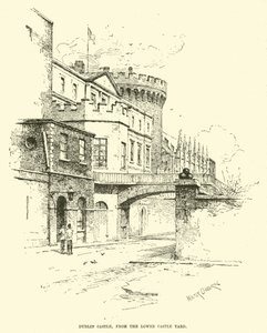 Dublin Castle, fra Lower Castle Yard av English School