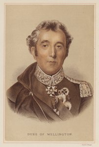 Duke of Wellington (farge litho) av English School