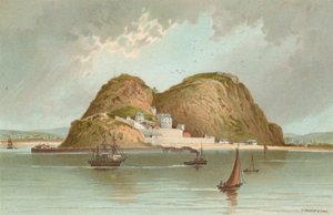 Dumbarton Castle av English School