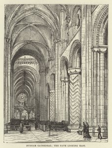 Durham Cathedral, skipet ser østover av English School