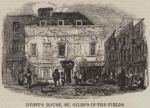 Dyott's House, St Giles's-in-the-Fields (gravering) av English School