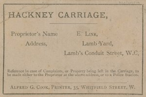 E Line Hackney vogn av English School