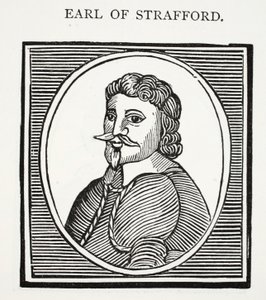 Earl of Strafford, illustrasjon fra Chap-books of the Eighteenth Century av John Ashton, pub. 1882 av English School