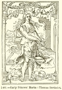 Tidlige trykkermerker: Thomas Berthelet av English School