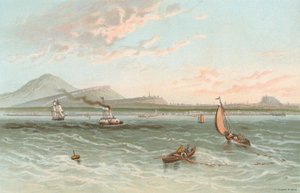 Edinburgh fra Firth of Forth av English School