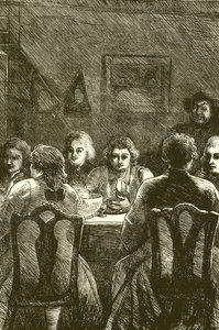 Edmund Burke på Literary Club av English School