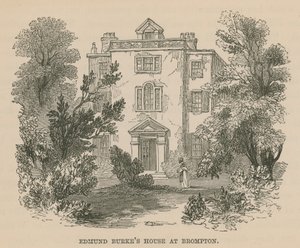 Edmund Burkes House i Brompton, London av English School