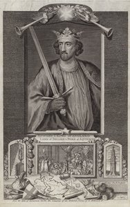 Edward I av England av English School