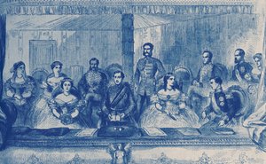 Edward VII og dronning Alexandra av England i operaen i London av English School